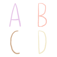 Ice-colored English letters