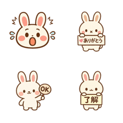 Rabbits Daily Life – LINE Emoji | LINE STORE