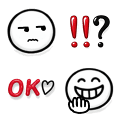 Simple and easy-to-use emojis.