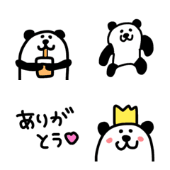 It's a cute panda emoji.