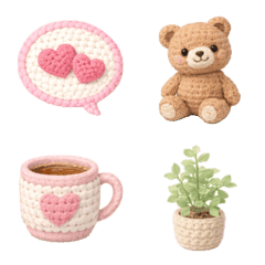 Gentle Living Crochet Emoji 4
