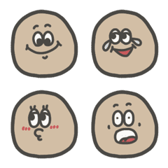 Stylish and cute beige. Face.