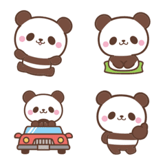 Round panda Emoji 1