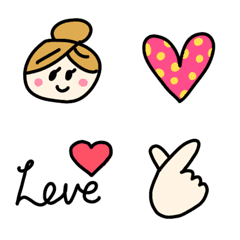 retro girl emojis