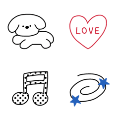 K-style Hand drawn emoji