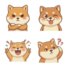 ★可愛柴犬表情貼★
