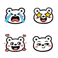 白熊 生動表情