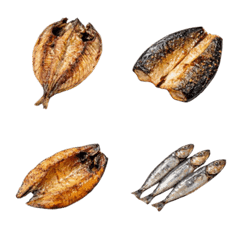 Realistic dried fish-Emoji