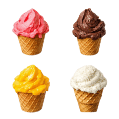 Realistic gelato-Emoji