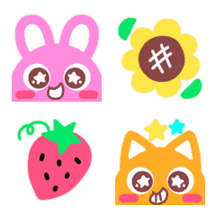Rabbit cat Emoji for year-round use.