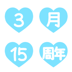 Countdown in my fave color: Light blue