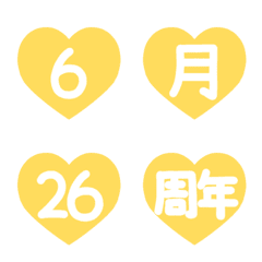 Countdown in my fave color: Yellow