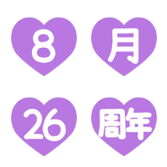 Countdown in my fave color: Purple