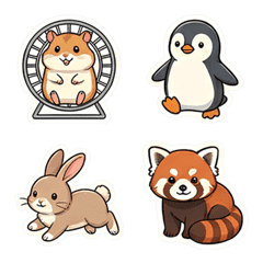 Cute Animal Emoji Set