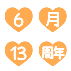 Countdown in my fave color: orange