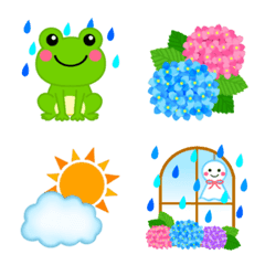 Rainy Season_Colorful Emoji