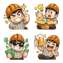 I Am Not a Steel Worker Orange Helmet A