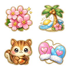 【可愛♡全年適用】表情符號♪