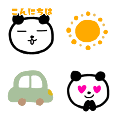 Soft & Sassy Panda Emojis