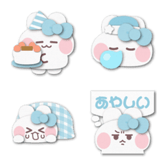 Ushagi!!sticker4 light blue