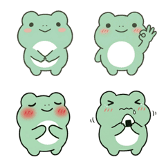 Everyday Cute Frog Emojis