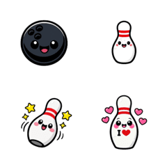 Bowling Smile Emojis