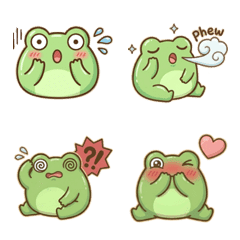 呆萌小青蛙的日常表情