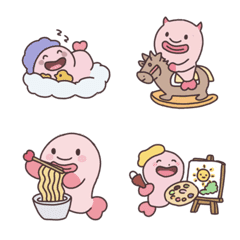 Fishcolorpink X emoji