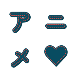 อักษรปักดุ๊กดิ๊ก Letter Emoji 082