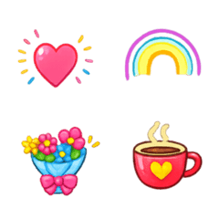 傳達心情的四季裝飾表情40個