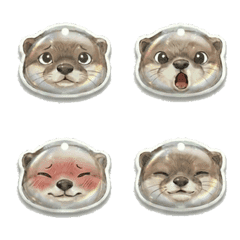 Otter Puffy Emoji 40pcs