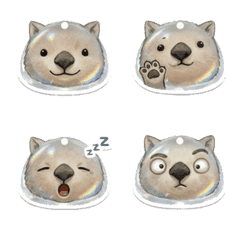 Wombat Puffy Emoji 40pcs