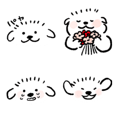 A dog with fluffy fur