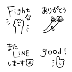 I just signed it simply.