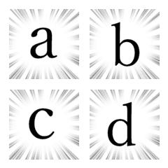 ALPHABET SYUCYUSEN Emoji2