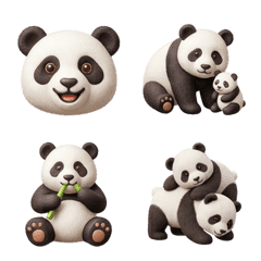 Panda family