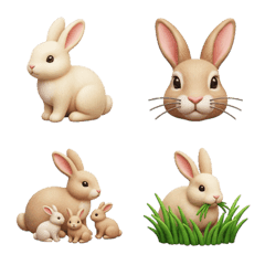 Various rabbits Emoji