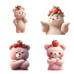 หมีสตรอว์เบอร์รีอารมณ์ขึ้นๆลงๆ PANDA