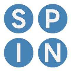 圓形搶眼色塊 字母表情貼 009