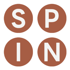 บล็อกสีวงกลม Letter Emoji 120