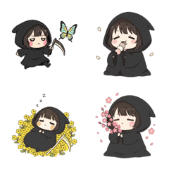 Shinigami-chan Spring Animation Emoji