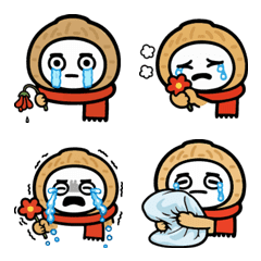 情緒化的小花生表情貼