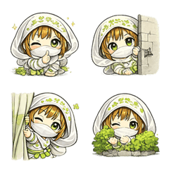 香菜翠影小女忍（女忍者 香菜忍姬）表情貼