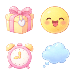 Cute pastel icons for everyday