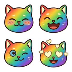 彩虹貓大臉表情貼