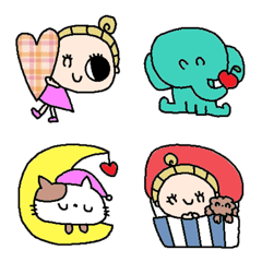 nenerin色んな絵文字セット可愛い572