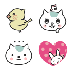 Spotted Cat Mosuke Emoji