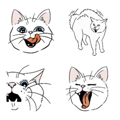 My Cute Kitten Series_White Cat Ver