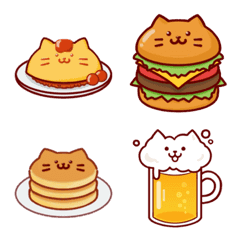 Food cat emoji
