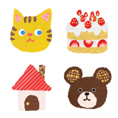 Picture book-like emojis